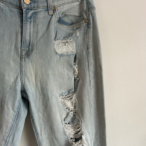 7 For All Mankind Rickie Relaxed Boyfriend Destroyed Jeans - Picture 7 of 8